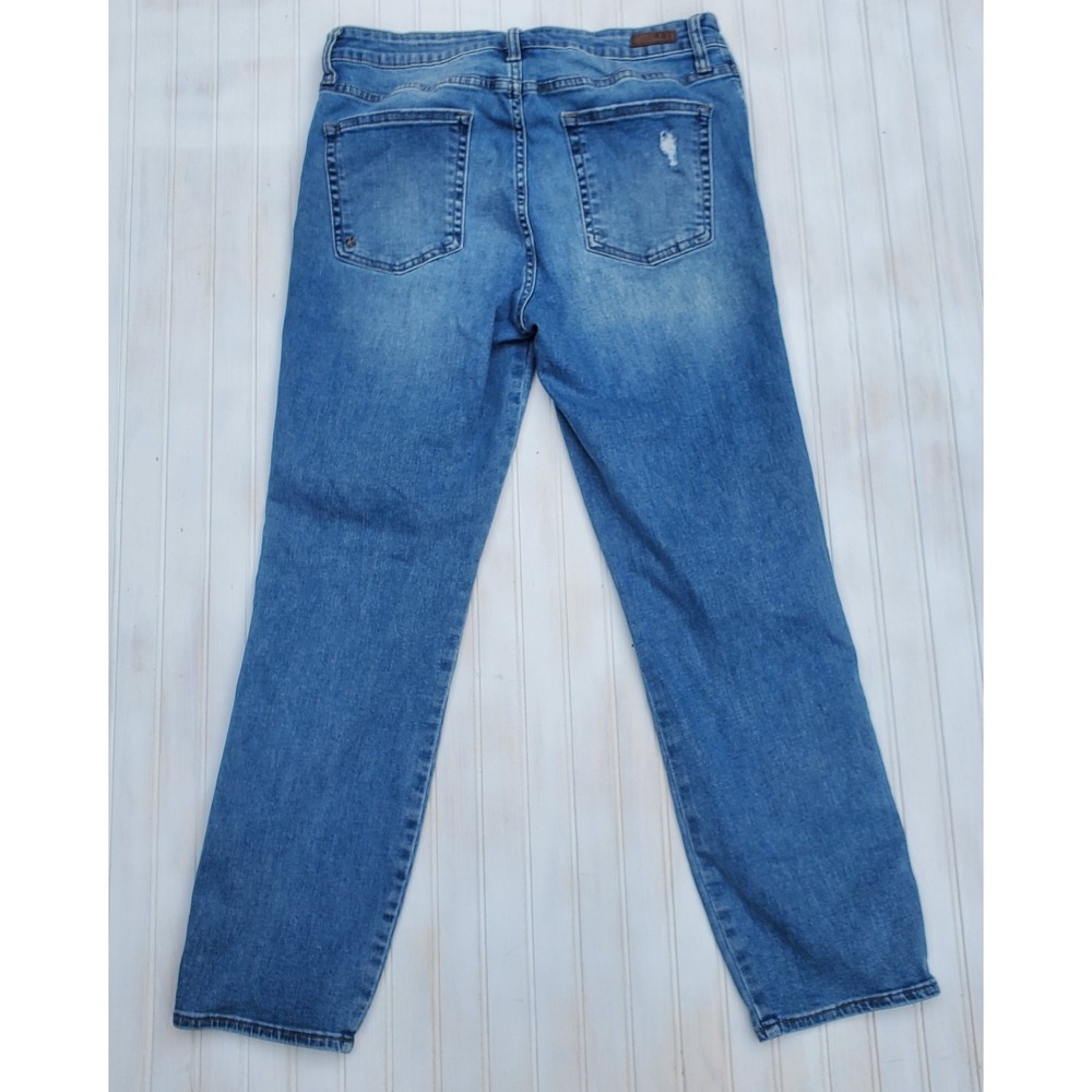 Kut From The Cloth Jeans High Rise Ankle Slim Straight‎ Leg Size 12 - Picture 4 of 6